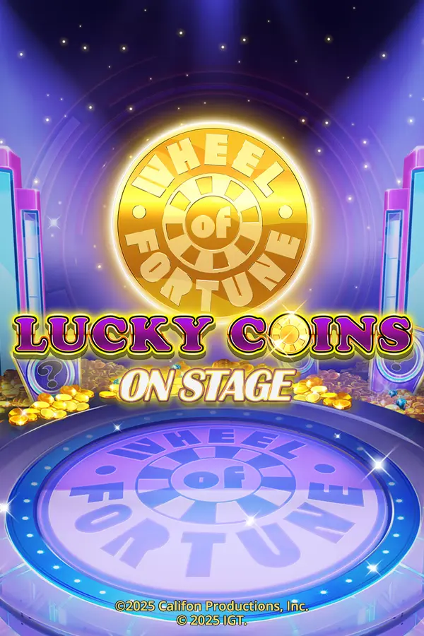 Wheel of Fortune Lucky Coins on Stage
